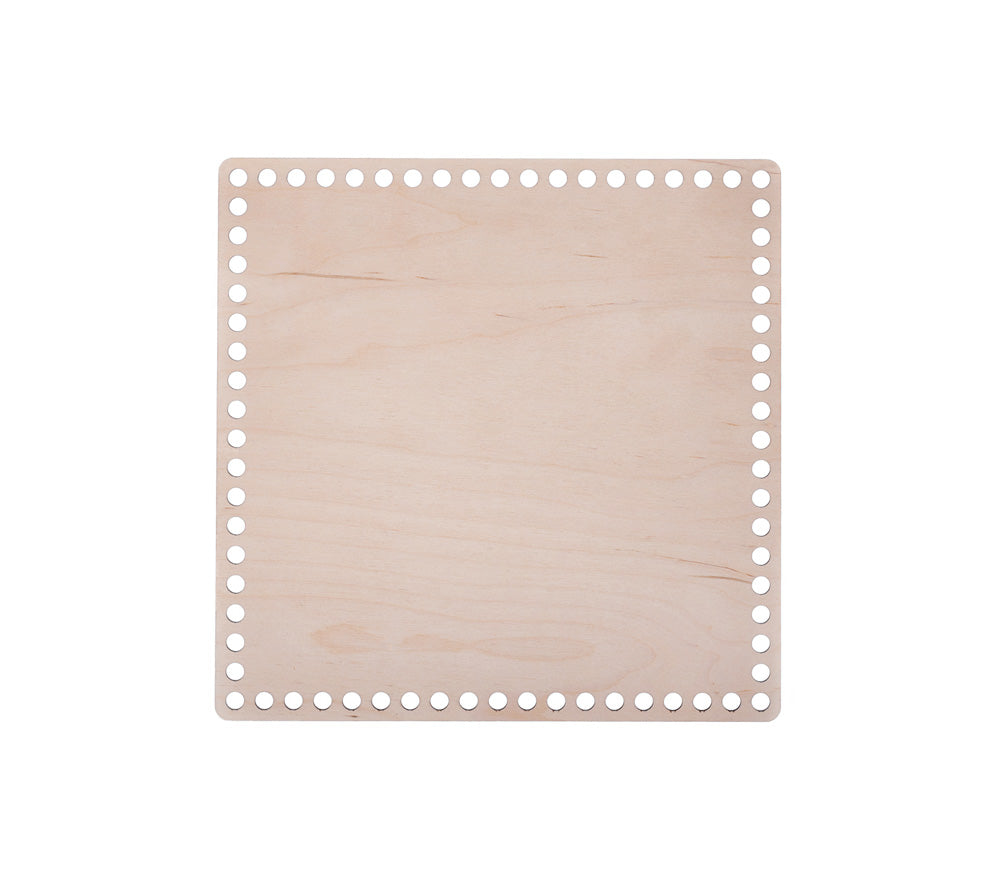 Häkelboden "Quadrat" Birkenholz 9 Größen - Bastelbedarf -> Häkeln und Stricken -> Häkelboden von mahina