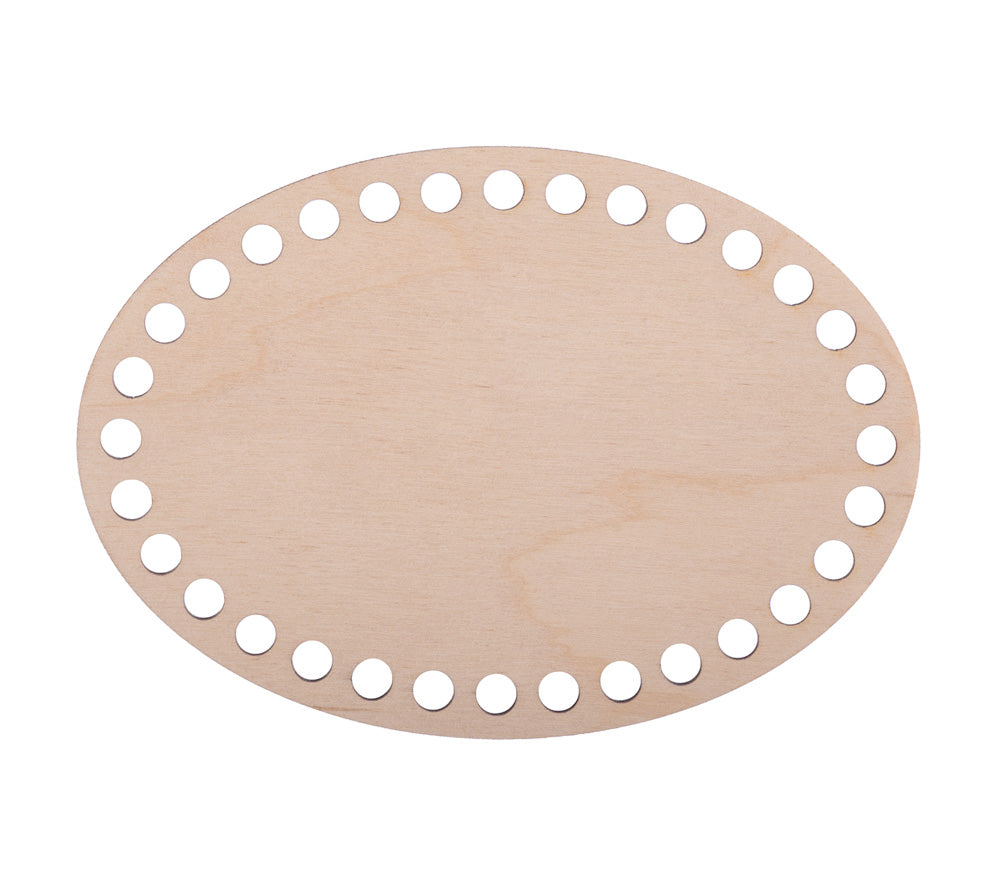 Häkelboden "Oval" Birkenholz 7 Größen - Bastelbedarf -> Häkeln und Stricken -> Häkelboden von mahina