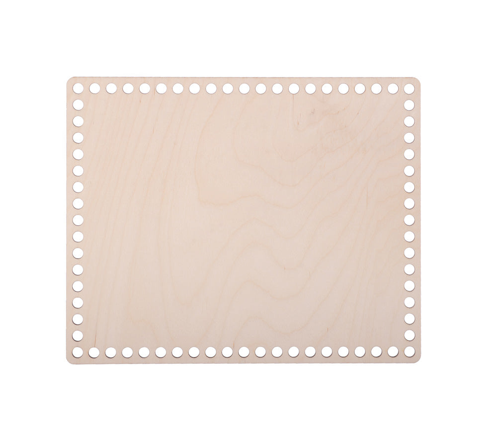 Häkelboden "Rechteck kurz" Birkenholz 7 Größen - Bastelbedarf -> Häkeln und Stricken -> Häkelboden von mahina