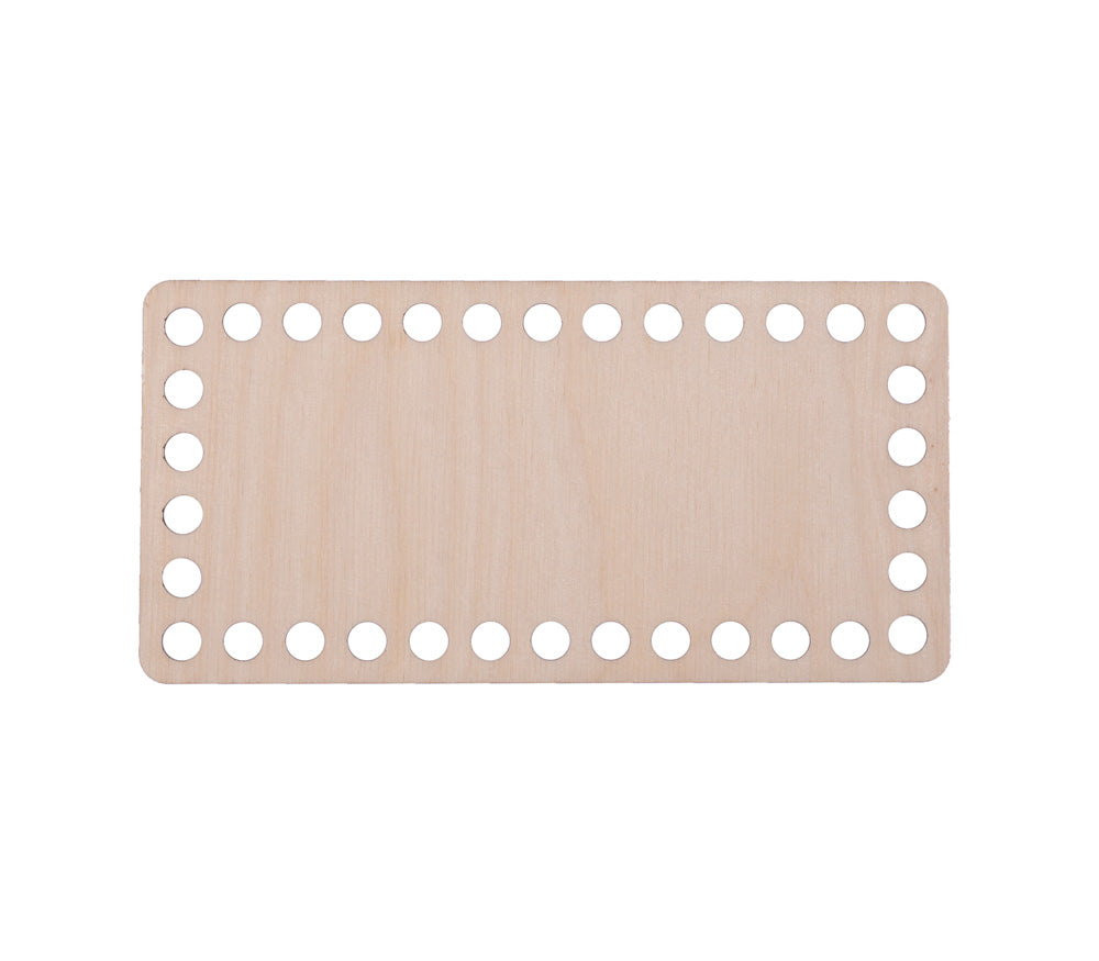 Häkelboden "Rechteck lang" Birkenholz 7 Größen - Bastelbedarf -> Häkeln und Stricken -> Häkelboden von mahina