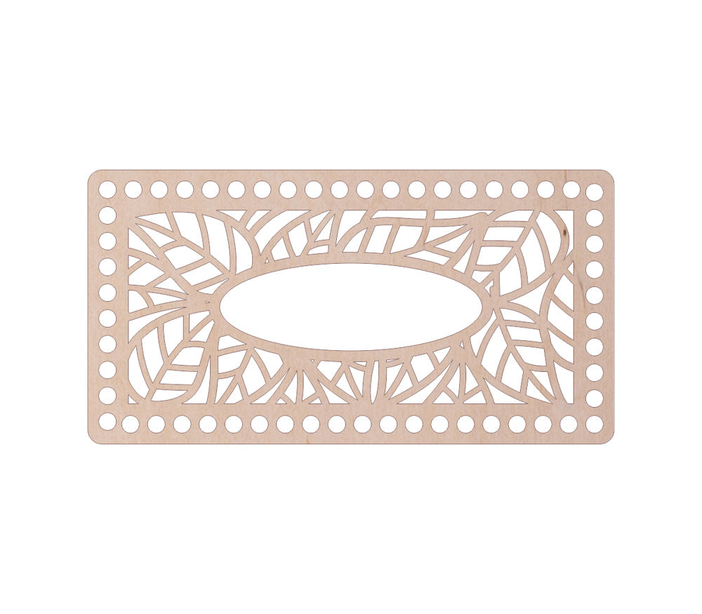 Holzdeckel für Taschentuch-Box zum Häkeln mit Muster, verschiedene Sorten - Bastelbedarf -> Häkeln und Stricken -> Häkeldeckel von mahina