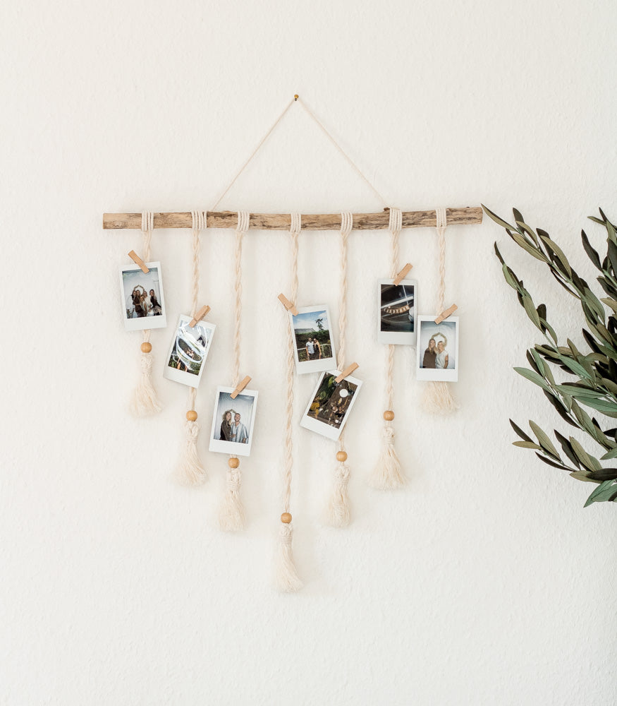 Handgemachter Makramee Fotowandbehang "Tassel" - Interior > Dekoration > Makramee von mahina
