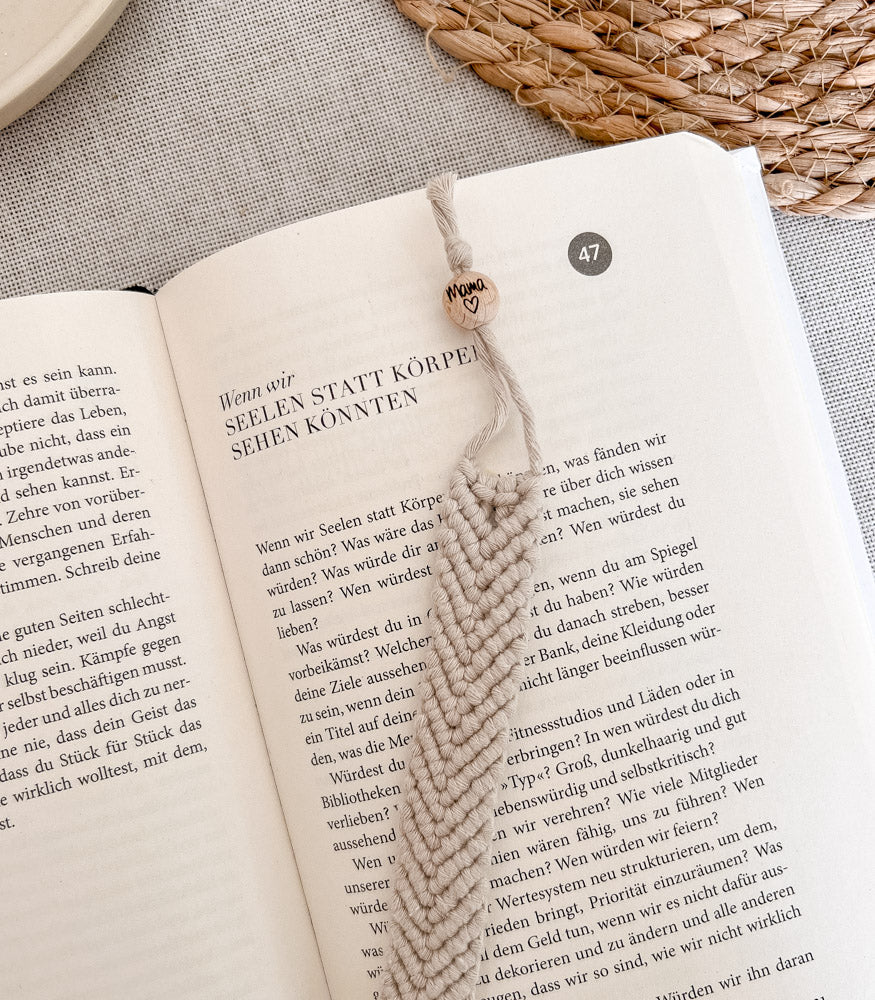 Handgemachtes Makramee Lesezeichen - Interior > Dekoration > Makramee von mahina