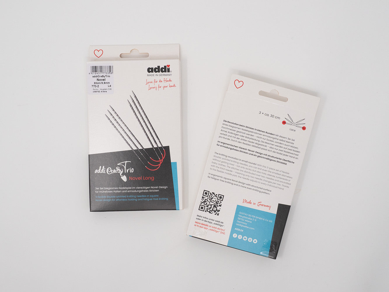Addi Stricknadel "addiCraSyTrio" Novel Long 30cm 770-2 - Bastelbedarf -> Häkeln und Stricken -> Stricknadeln von mahina