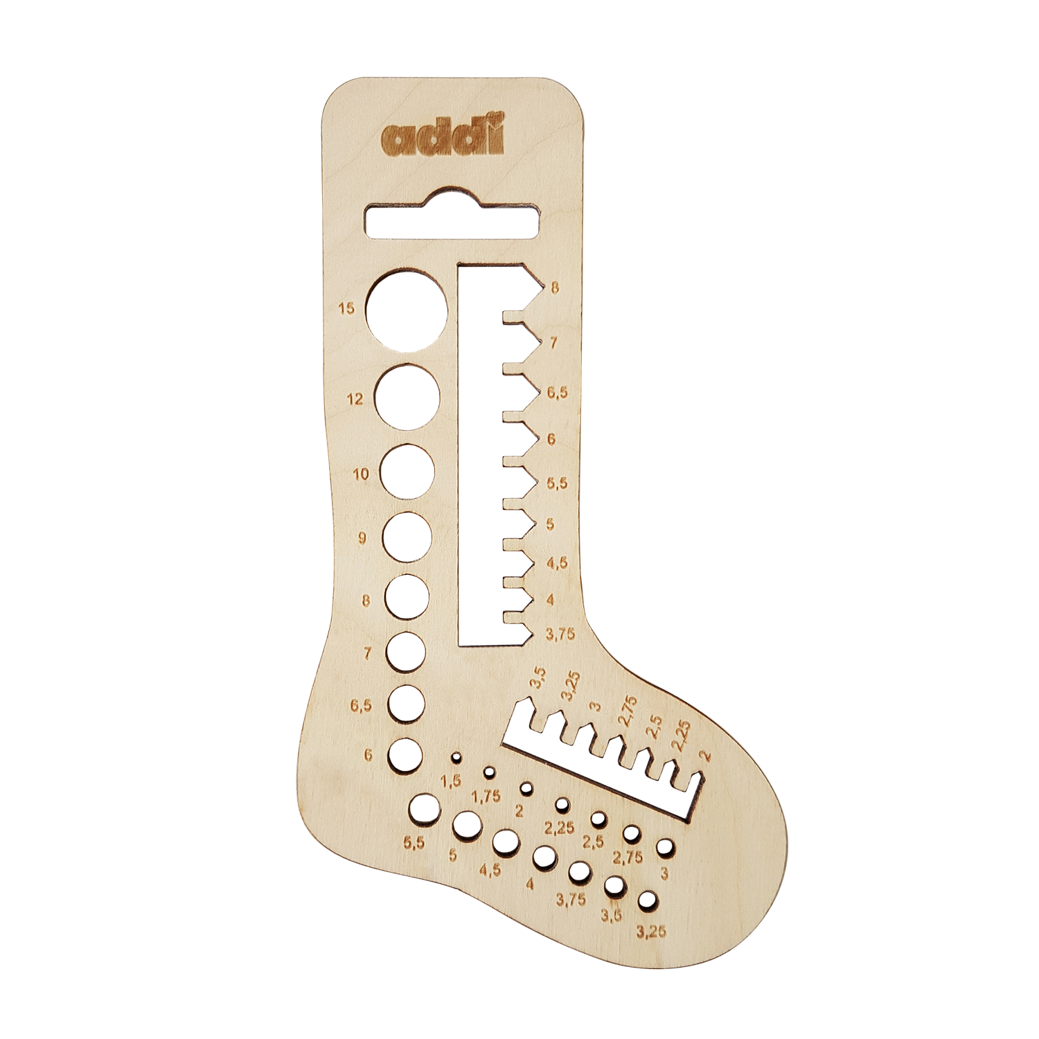Addi Holznadelmaß-Set "addiCalibro" 535-2 - Bastelbedarf -> Häkeln und Stricken -> Stricknadeln von mahina