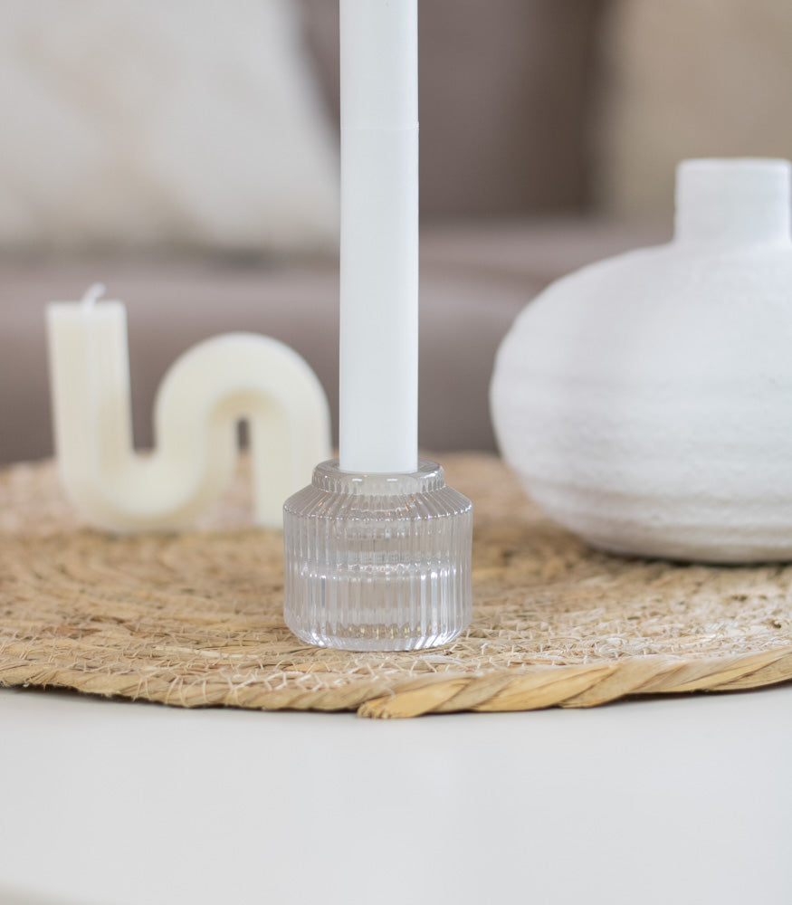 Teelichtglas/Kerzenständer "Feli" 2in1, verschiedene Farben - Interior > Dekoration > Teelichtglas von mahina