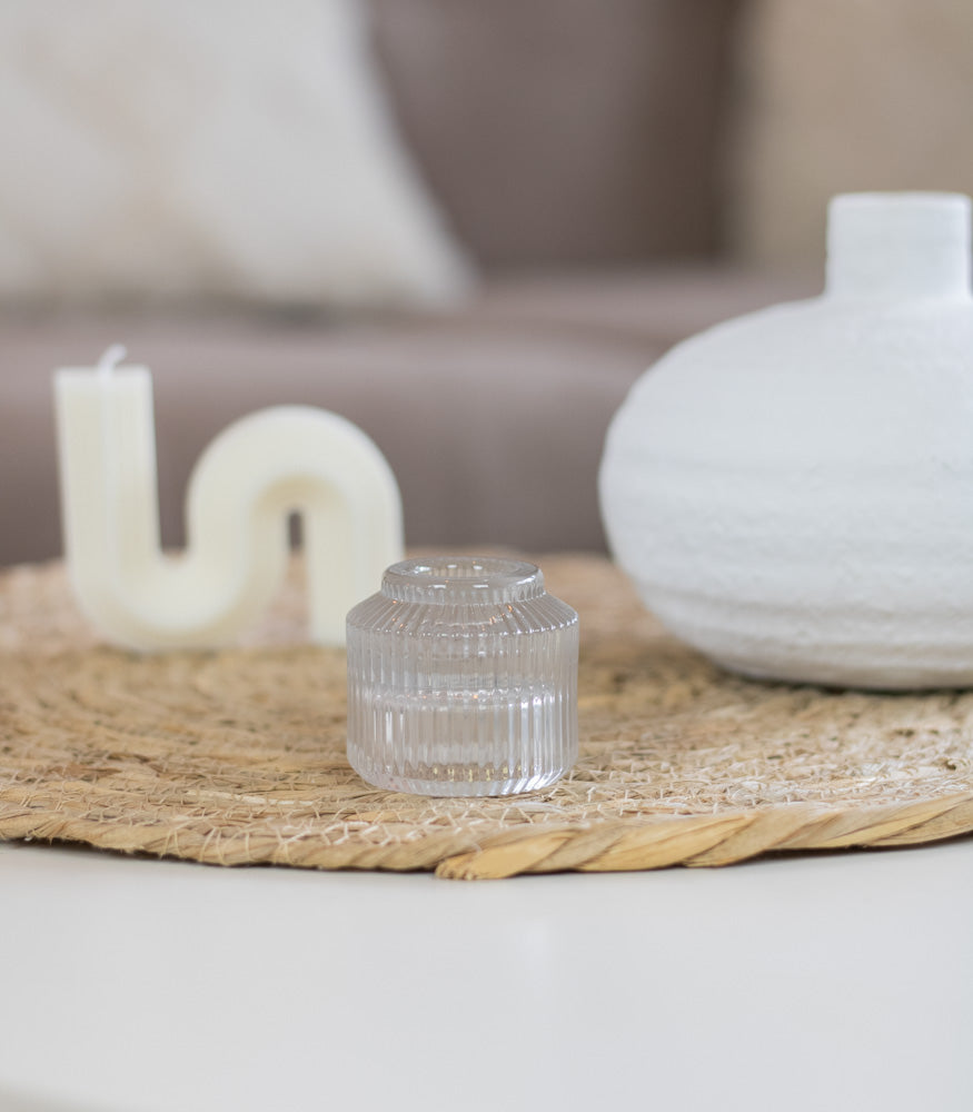 Teelichtglas/Kerzenständer "Feli" 2in1, verschiedene Farben - Interior > Dekoration > Teelichtglas von mahina