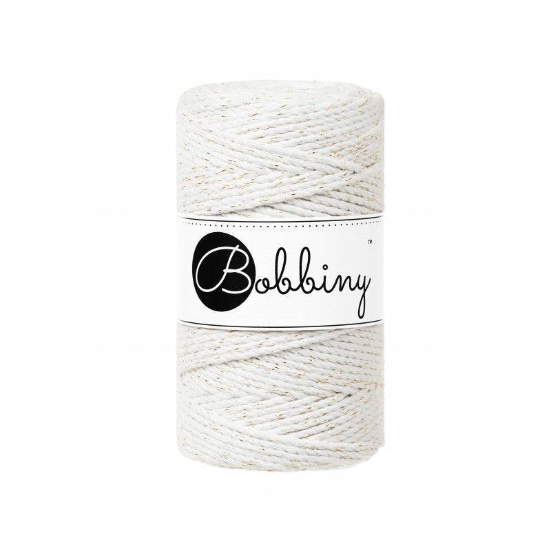 Bobbiny Makramee Garn 3mm 3ply 100m - Garne > Baumwollgarne > Bobbiny > 3ply > 3mm von mahina