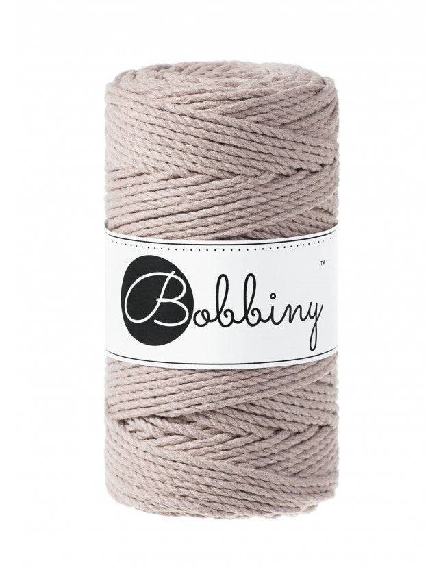 Bobbiny Makramee Garn 3mm 3ply 100m - Garne > Baumwollgarne > Bobbiny > 3ply > 3mm von mahina
