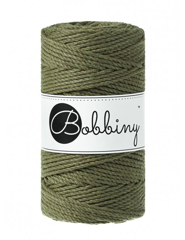 Bobbiny Makramee Garn 3mm 3ply 100m - Garne > Baumwollgarne > Bobbiny > 3ply > 3mm von mahina