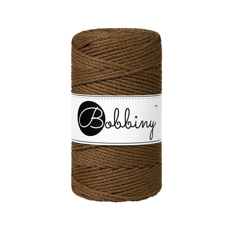 Bobbiny Makramee Garn 3mm 3ply 100m - Garne > Baumwollgarne > Bobbiny > 3ply > 3mm von mahina