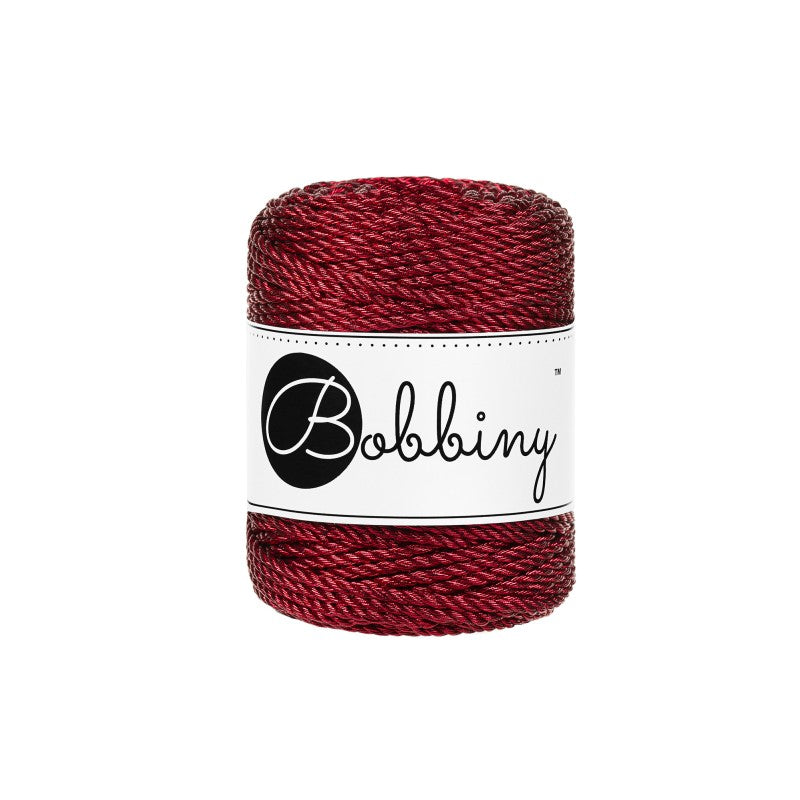 Bobbiny Makramee Garn 3mm 3ply 100m - Garne > Baumwollgarne > Bobbiny > 3ply > 3mm von mahina