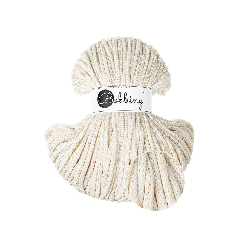 Bobbiny PREMIUM Flechtkordel 5mm geflochten 100m - Garne > Baumwollgarne > Bobbiny > Geflochten > 5mm von mahina