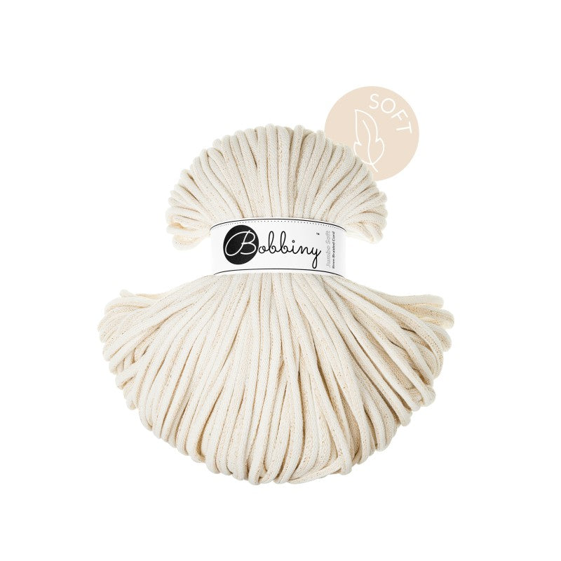 Bobbiny JUMBO SOFT Flechtkordel 8mm geflochten - Garne > Baumwollgarne > Bobbiny > Geflochten > 9mm von mahina