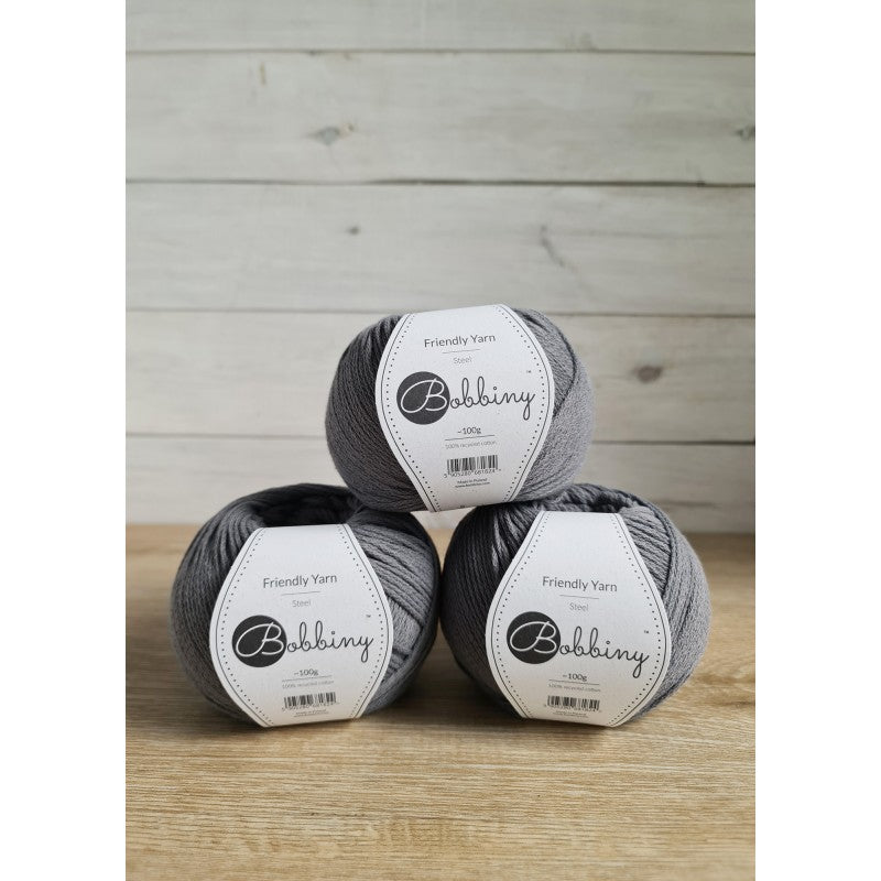 Bobbiny Friendly Yarn Steel 100g - Garne > Bobbiny > Friendly Yarn von mahina