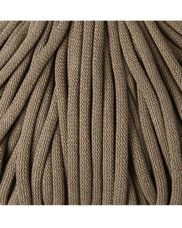 Bobbiny JUMBO Flechtkordel 9mm geflochten Coffee 100m - Garne > Baumwollgarne > Bobbiny > Geflochten > 9mm von mahina