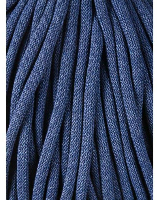Bobbiny JUMBO Flechtkordel 9mm geflochten Jeans 100m - Garne > Baumwollgarne > Bobbiny > Geflochten > 9mm von mahina