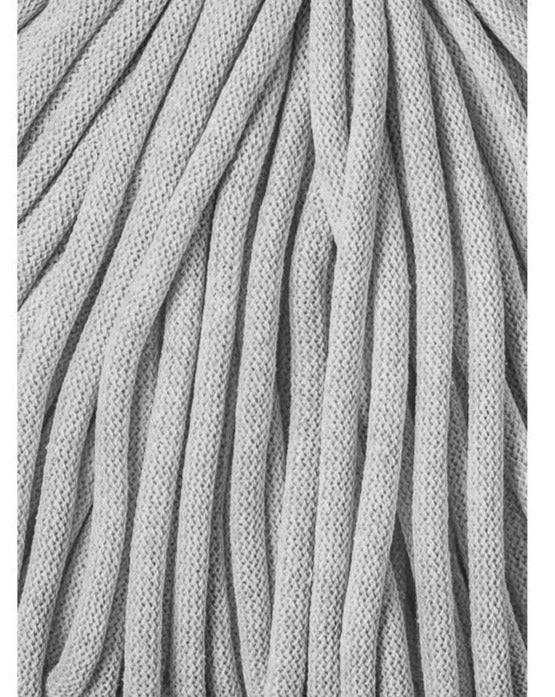 Bobbiny JUMBO Flechtkordel 9mm geflochten Light Grey 100m - Garne > Baumwollgarne > Bobbiny > Geflochten > 9mm von mahina