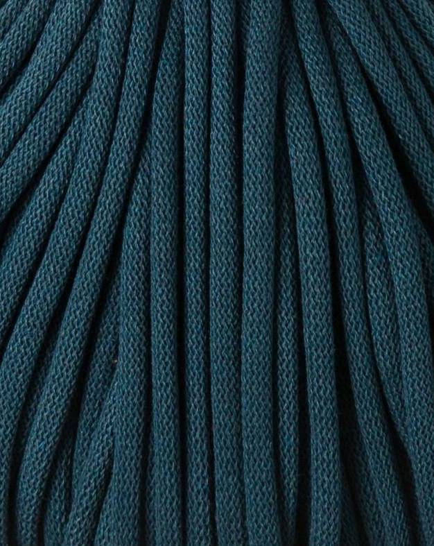 Bobbiny JUMBO Flechtkordel 9mm geflochten Peacock Blue 100m - Garne > Baumwollgarne > Bobbiny > Geflochten > 9mm von mahina