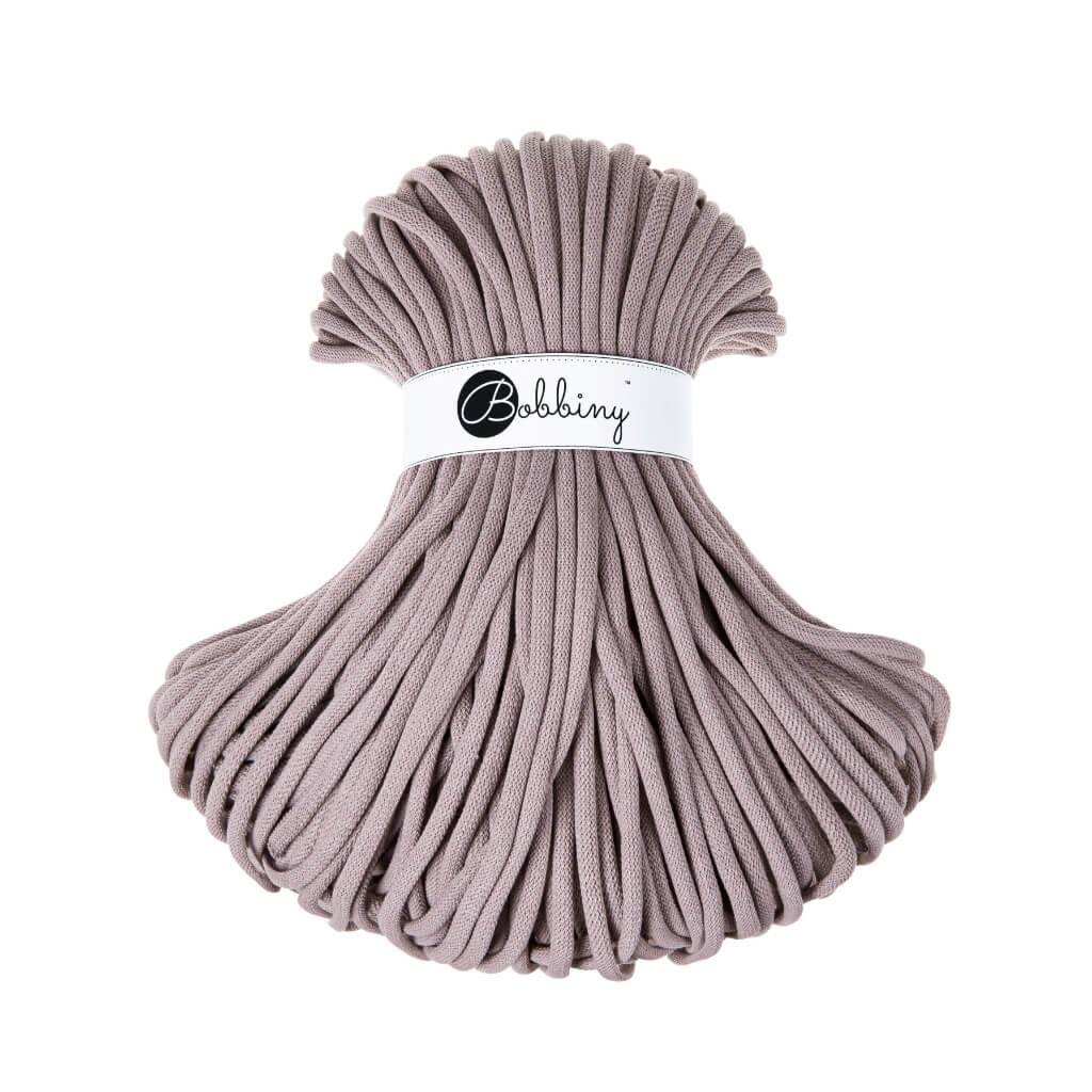 Bobbiny JUMBO Flechtkordel 9mm geflochten Pearl 100m - Garne > Baumwollgarne > Bobbiny > Geflochten > 9mm von mahina