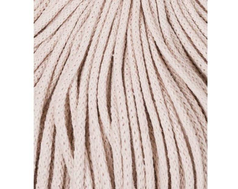 Bobbiny JUNIOR Flechtkordel 3mm geflochten Nude 100m - Garne > Baumwollgarne > Bobbiny > Geflochten > 3mm von mahina