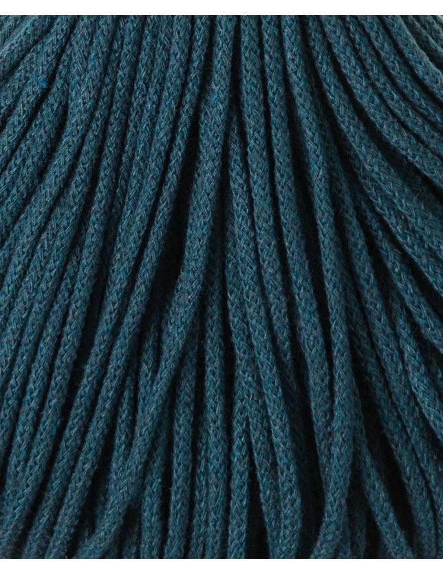 Bobbiny JUNIOR Flechtkordel 3mm geflochten Peacock Blue 100m - Garne > Baumwollgarne > Bobbiny > Geflochten > 3mm von mahina