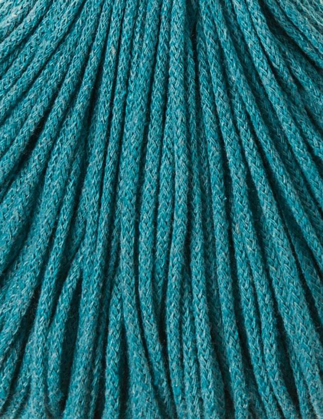 Bobbiny JUNIOR Flechtkordel 3mm geflochten Teal 100m - mahina