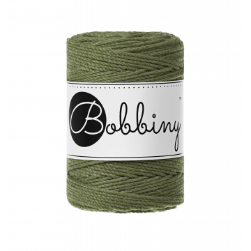 Bobbiny Makramee Garn 1,5mm 3ply Avocado 100m - mahina