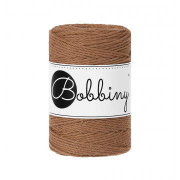 Bobbiny Makramee Garn 1,5mm 3ply Caramel 100m - mahina
