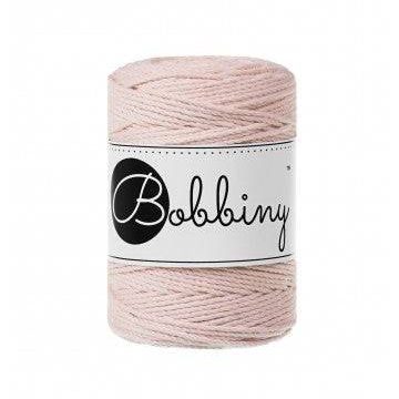 Bobbiny Makramee Garn 1,5mm 3ply Pastel Pink 100m - mahina