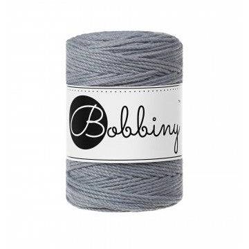 Bobbiny Makramee Garn 1,5mm 3ply Steel 100m - Garne > Baumwollgarne > Bobbiny > 3ply > 1,5mm von mahina