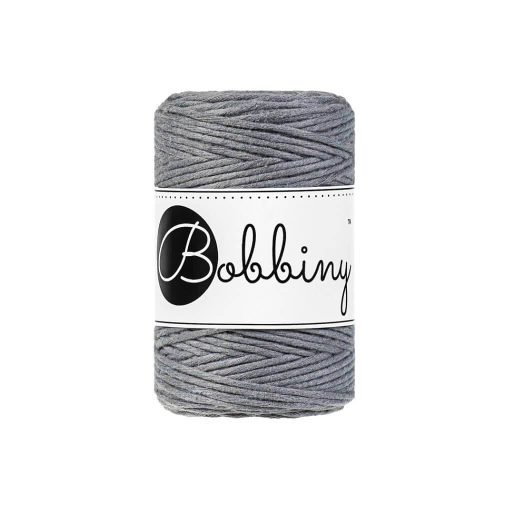 Bobbiny Makramee Garn 1,5mm gezwirnt Steel 100m - mahina