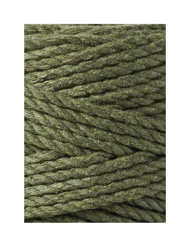 Bobbiny Makramee Garn 3mm 3ply Avocado 100m - mahina