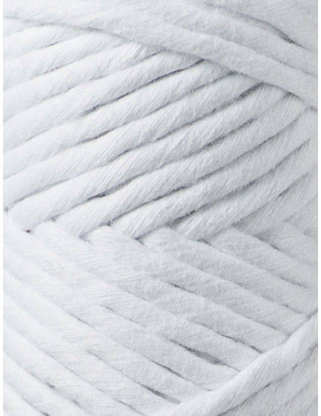 Bobbiny Makramee Garn 3mm gezwirnt White 100m - mahina