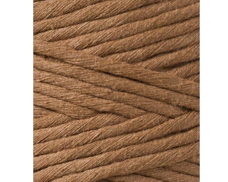 Bobbiny Makramee Garn 5mm gezwirnt Caramel 100m - mahina