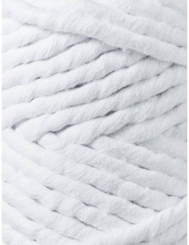 Bobbiny Makramee Garn 5mm gezwirnt White 100m - mahina