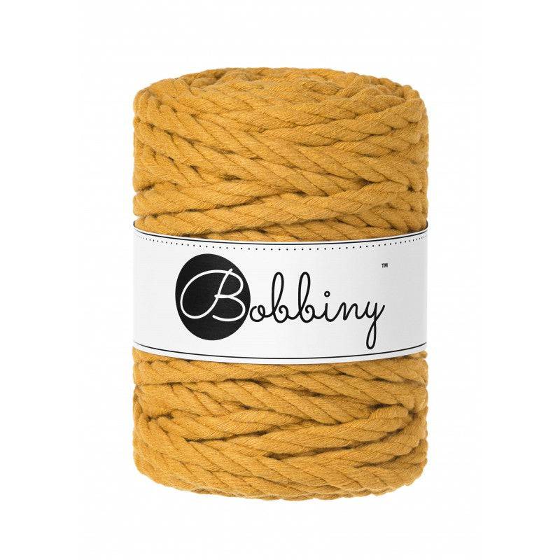 Bobbiny Makramee Garn 9mm 3ply Mustard 30m - mahina
