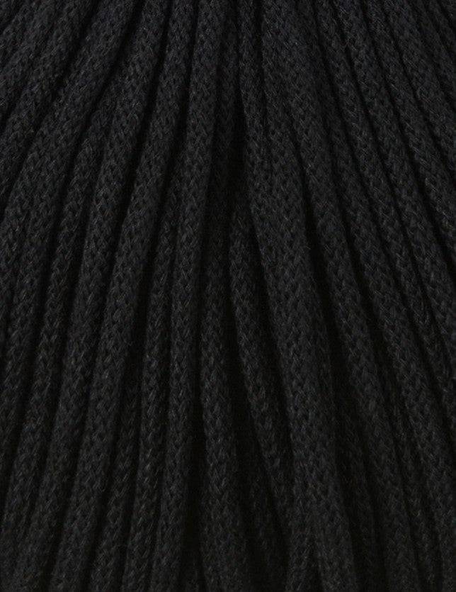 Bobbiny PREMIUM Flechtkordel 5mm geflochten Black 100m - Garne > Baumwollgarne > Bobbiny > Geflochten > 5mm von mahina