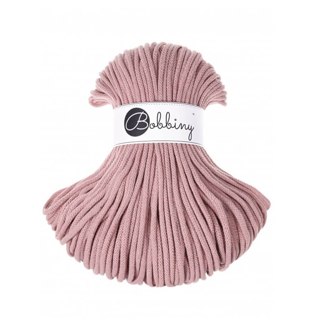 Bobbiny PREMIUM Flechtkordel 5mm geflochten Blush 100m - Garne > Baumwollgarne > Bobbiny > Geflochten > 5mm von mahina