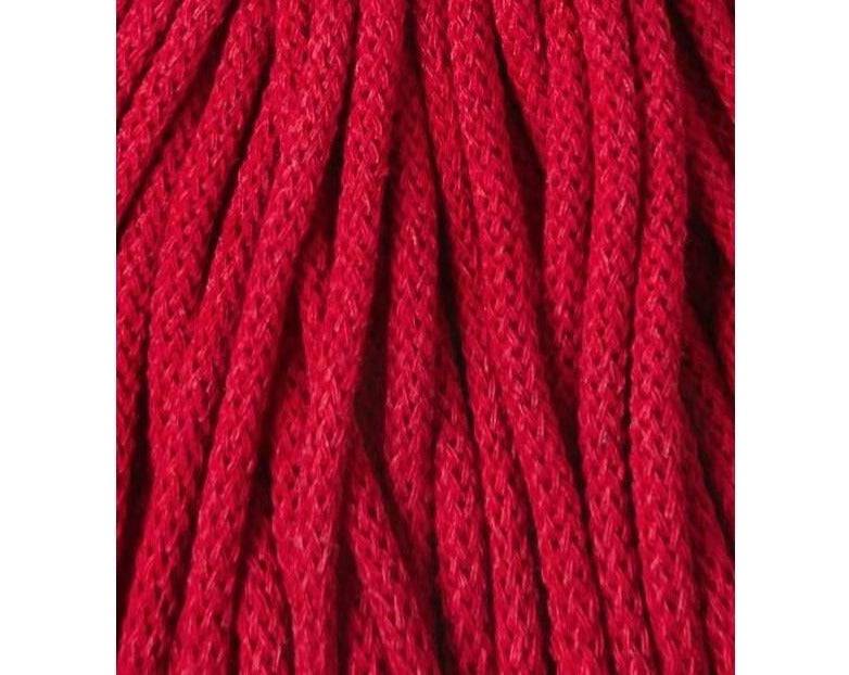 Bobbiny PREMIUM Flechtkordel 5mm geflochten Classic Red 100m - Garne > Baumwollgarne > Bobbiny > Geflochten > 5mm von mahina