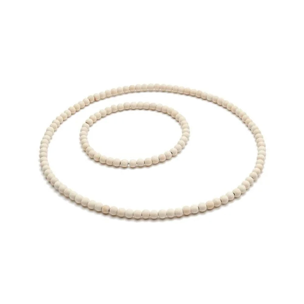 Holzring mit Perlen in verschiedenen Größen - Bastelbedarf -> Holz > Holzringe von mahina