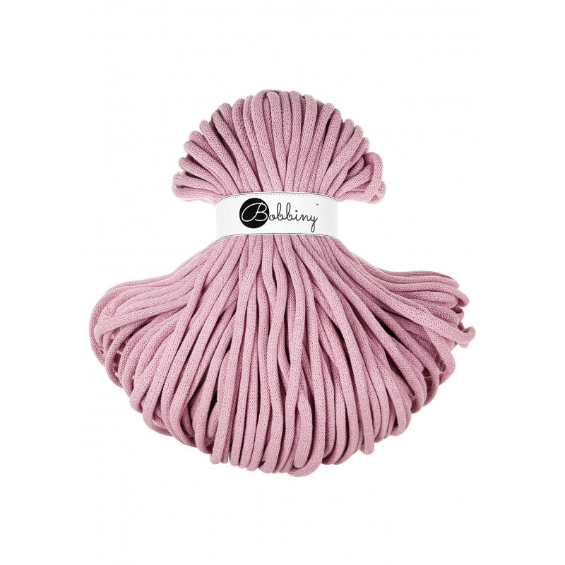 Bobbiny JUMBO Flechtkordel 9mm geflochten Dusty Rose 100m - Garne > Baumwollgarne > Bobbiny > Geflochten > 9mm von mahina