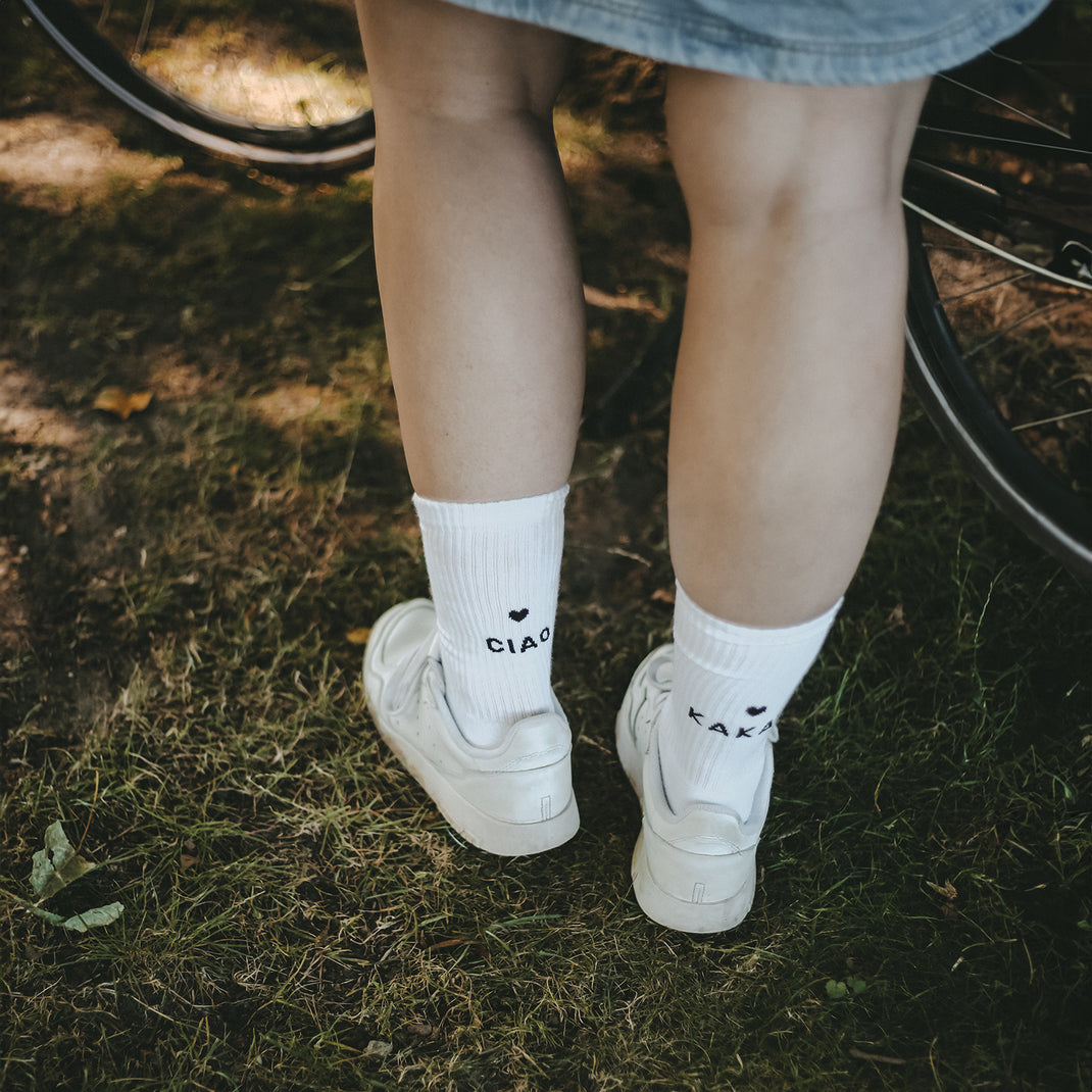 Eulenschnitt Socken Ciao Kakao - Interior > Dekoration > Sonstiges von mahina