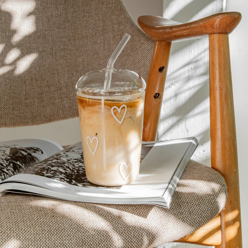 Eulenschnitt Glasdeckel für Trinkglas - Interior > Dekoration > Tassen von mahina