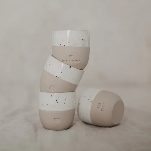 Eulenschnitt Handgemachter Espresso Becher Smiley - Interior > Dekoration > Tassen von mahina