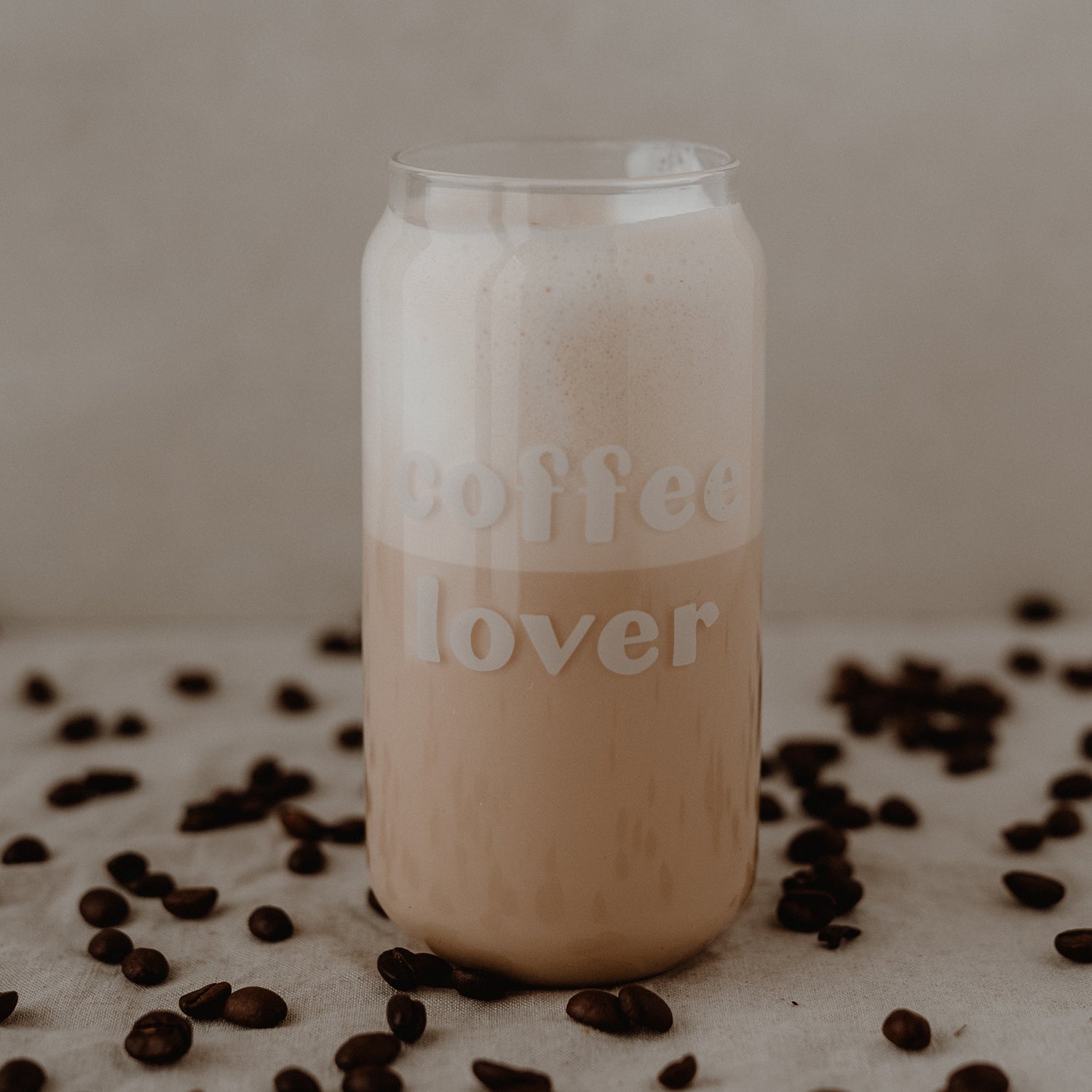 Eulenschnitt Hohes Trinkglas Coffee Lover 500ml - Interior > Dekoration > Tassen von mahina