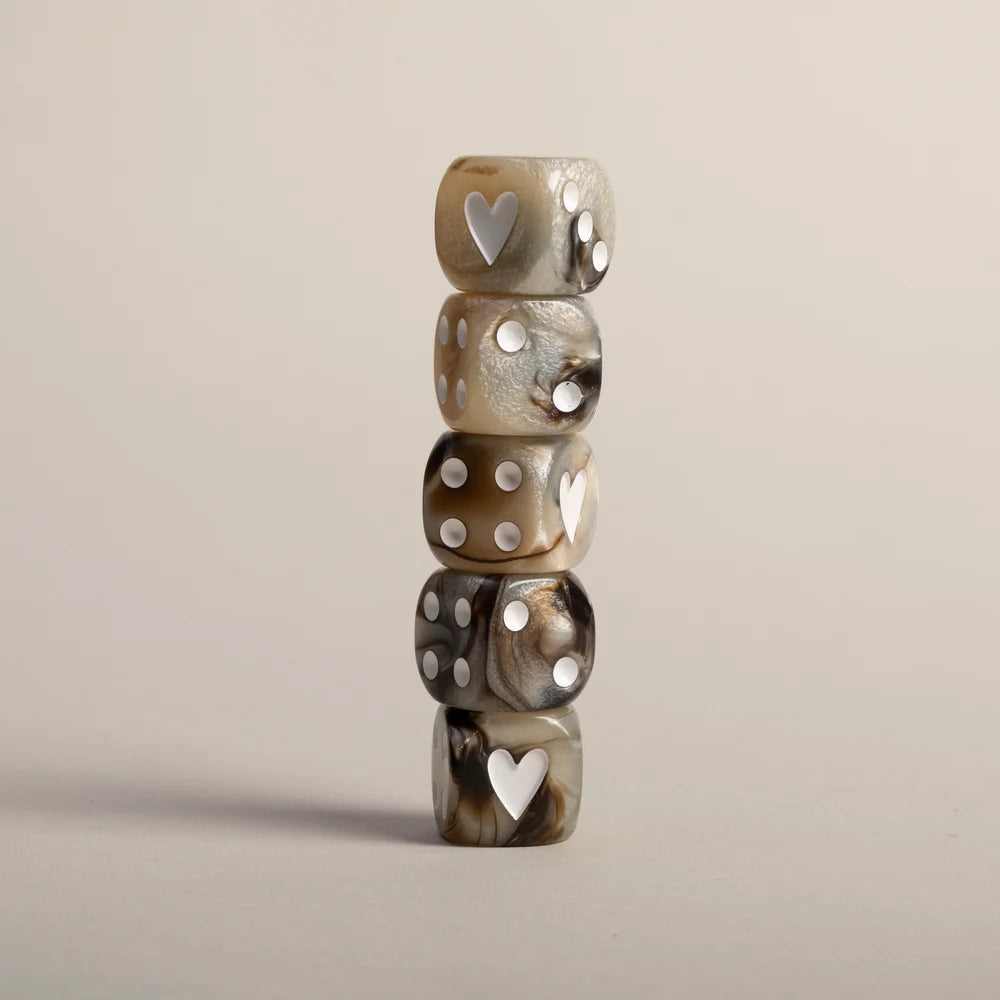 Eulenschnitt Würfelset Braun - Interior > Dekoration > Sonstiges von mahina