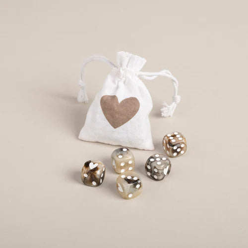 Eulenschnitt Würfelset Braun - Interior > Dekoration > Sonstiges von mahina