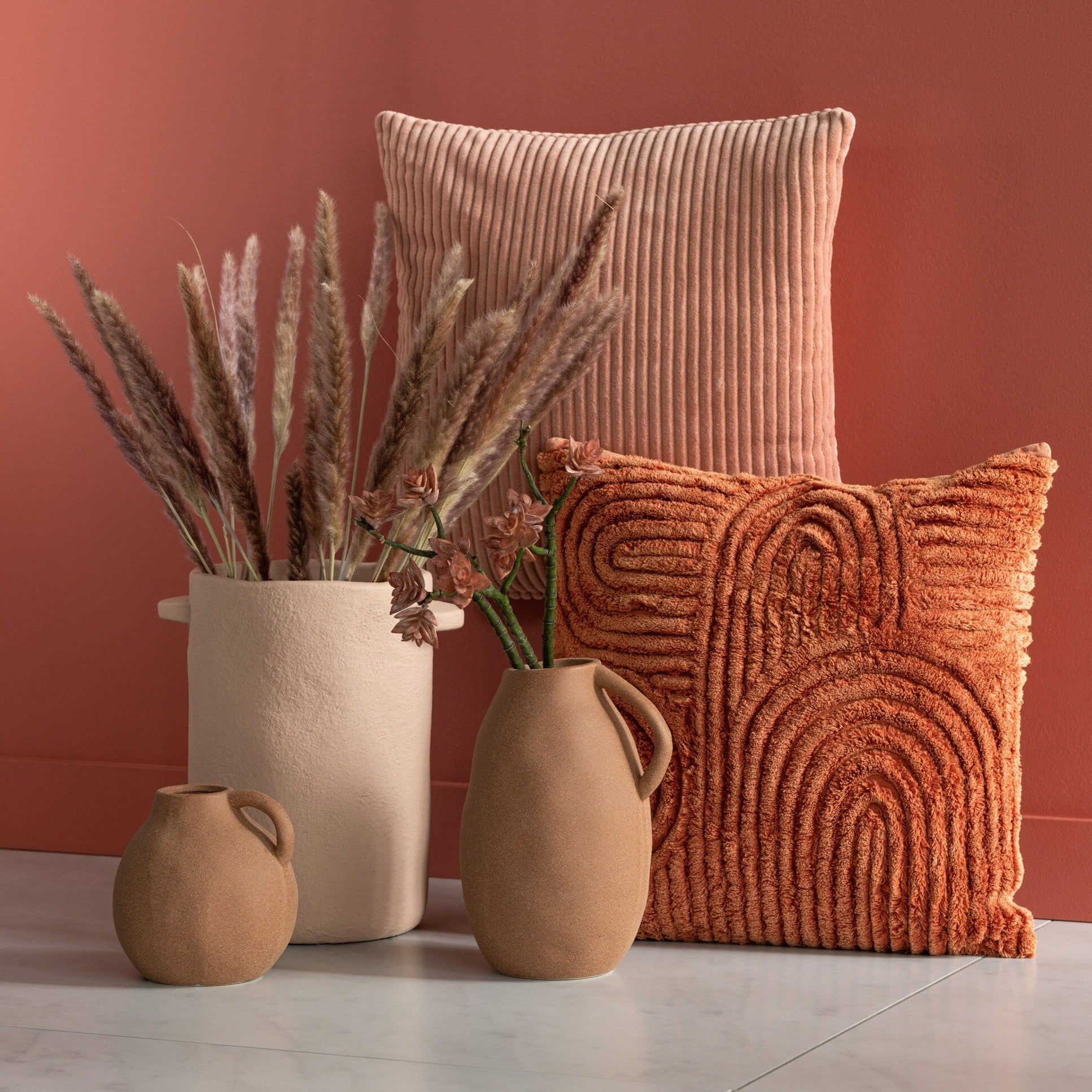 Handgemachte Vase "Toskana" in terrakotta, verschiedene Größen - Interior > Dekoration > Vasen von mahina
