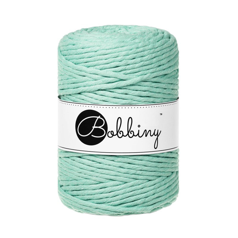 Bobbiny Makramee Garn 5mm gezwirnt Jelly Mint 100m - Garne > Baumwollgarne > Bobbiny > Gezwirnt > 5mm von mahina